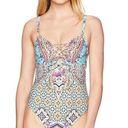 Reaction Kenneth Cole Kenneth Cole lace-up tile swimsuit. NWT Photo 0