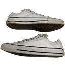 Converse  Unisex Shoes 109058 Sz 7 Chuck Taylor All Star White Leather Low Top Photo 3