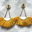 American Eagle yellow fringe earrings Photo 1