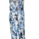 Torrid Blue Tie Dye Off The Shoulder Super Soft Knits Culotte Jumpsuit Photo 5