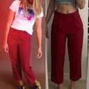 Vans NWT  Curren X Knost Chino Casual Trouser Pants Retro Skateboarding Red 26 Photo 4