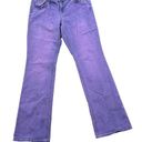 Old Navy Womens 12 purple  kicker boot jeans Photo 0