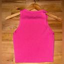 ZARA - Pink High Neck Crop Top Photo 2