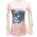 NWT‎ Christian Audigier Ed Hardy Long Sleeve Skull T Photo 0