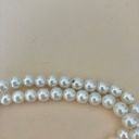 Vintage “Ariadne” Two Stand White Pearl Bracelet Gold Marquise Fishhook Classic Photo 5