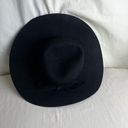 Pacific&Co San Diego Hat  Felted 100% Wool Hat Wide Brim Floppy SunHat Black Photo 7