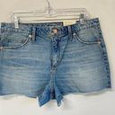 Universal Threads Universal Thread Womens Shorts 14 High Rise Shortie Denim Blue Cut Off Booty Photo 0