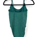 One Piece Green Sparkle  Tank Bodysuit Photo 1