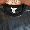 Sincerely Jules Sincerly Jules faux leather crop top size small  Photo 1