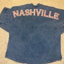 Spirit Jersey Nashville TN  Tourist Long Sleeve Shirt Size XL Spellout w Guitar Photo 5