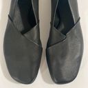 Rag and Bone  Ellory black sheepskin crossover square toe memory foam flats size 38 Photo 3