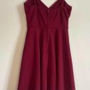 Jun & Ivy  Maroon Dress Size Small​​​​​​​​​​ Photo 6