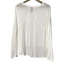 Sweaty Betty  White Easy Peasy Long Sleeve Top Size Small Photo 2