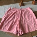 Abercrombie & Fitch  Tailored Ultra High Rise Linen Shorts Size XL Pockets Lined Photo 2