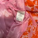 Sienna Sky Dress Orange Pink Floral Print Knee Length Photo 5