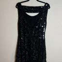 Free People Speak Easy Beaded Mini Dress Black Photo 6