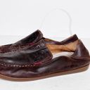 Olukai  Nohea Brown Leather Slide On Loafers Size 8 Women’s Photo 3