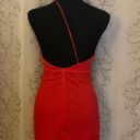 Princess Polly red one shoulder mini dress womens US 4 Photo 6