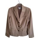 Isaac Mizrahi  Women's Light Brown Blazer Sz 8 Photo 4