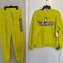 Forever 21 New!  Grinch Green Christmas Pullover & Joggers SET Photo 0