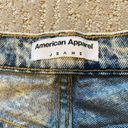 American Apparel  High-Rise 90s Acid Wash Denim Shorts, Size 24W Photo 4