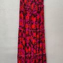 Abel the label  Lisbon Reign Smocked Strapless Pink Floral Maxi Dress size medium Photo 1