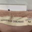 Makers of Dreams  Blush Crushed Velvet Bodysuit Photo 6