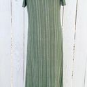 Exist olive long maxi cold Shoulder dress Size Large NEW Photo 2