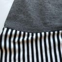 Lululemon Black White‎ Striped Long Sleeve Top Workout Athleisure Women’s Size 8 Photo 4