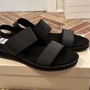 Anne Klein  Black Metallic Sandals size 10 NWB Photo 0