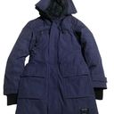 Aritzia  Golden by TNA Bancroft Parka Altitude Series Navy Blue Goose Down Size X Photo 0