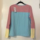 Lands'End Lands’ End Mixed Stripe Long Sleeve Rash Guard New Photo 1