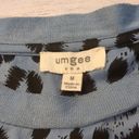 Umgee  blue cheetah sweater dress size medium Photo 1