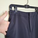 Equipment  Navy High Waisted Cropped Trouser Pants Size 6 Photo 1