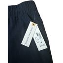 LAND N SEA Navy Linen Blend Crop Pants Size Medium NEW Photo 4