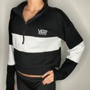 Vans Cropped Long Sleeve Sweatshirt Size M Photo 0