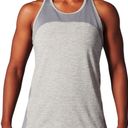 Second Skin  Gray Racerback Tank Top. Size XS Photo 0