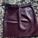 Genuine leather Skirt (purple) Purple Size 4 Photo 1