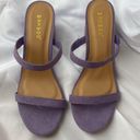 Bamboo  Purple 2.5 inch Slip On Heels Size 6 Photo 1