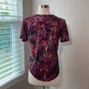 Lululemon  High Neck Run & Train Tee Hyper Flow Pink Black Rainbow HYFL Photo 3