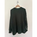 Aerie  Oversized Slouchy Pullover Knit Sweater in Green. Large Photo 5