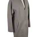 Rag and Bone New  Clifton Virgin Wool Snap Coat Jacket Light Grey Size 4 Career Job Photo 9