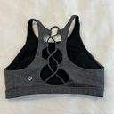 Lululemon Gray Sports Bra Photo 2