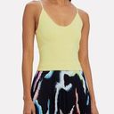 ALC Frank A.L.C. Ava Sleeveless Tank Top in Lemon Large Womens Knit Photo 0