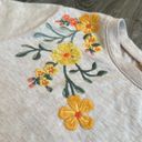 Matilda Jane  women’s size small embroidered flower v neck soft tee top fall Photo 1