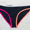 California Waves  Colorblocked Bikini Bottom Black Photo 1