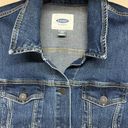 Old Navy Denim Button Up Long Sleeve Jacket Womens Size Medium 2X stretchy Photo 1