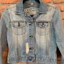 American Eagle AE  Distressed Denim Jacket Y2K Cropped Bleached Women's Size M Photo 1