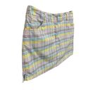 Slazenger Size 8  Womens Golf Plaid Skort Skirt Undershorts Pockets Photo 2