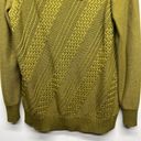 Coldwater Creek  Olive Green Women's Pullover Knit Sweater Size Medium Cowl Neck Photo 3